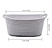 LoongBaby Cotton Rope Toy Storage Nesting Bins Laundry Basket Handmade Box with Handles Candy Toys Storage (Gery-L)