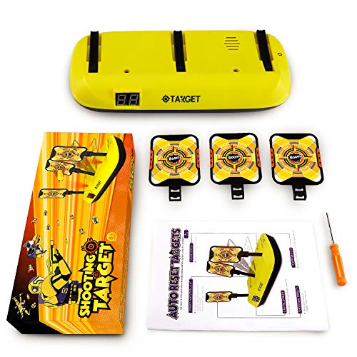 Jionchery 2019 Upgrade Electronic Shooting Target for Nerf Guns Auto Reset Digital Targets for Shooting Games with Wonderful Light and Sound Effect, Ideal Toy for Boys and Girls - Thumbnail 5