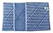Gryeer Bamboo & Microfiber Dish Cloths with Sponge Pad, Soft and Super Absorbent Kitchen Cleaning Cloths, 8x10 Inch, Pack of 6, Blue