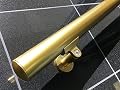 B52 Gold Anodized Handrail Aluminum Stairs Kit 4 Ft and 1.6"diam