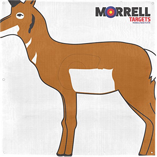 Morrell Actual NASP/IBO 3D Full Size Antelope Polypropylene Archery Target Face with Grommets