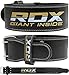 RDX Leather Gym Weight Lifting Belt Nubuck Powerlifting Training Back Support Fitness Bodybuilding