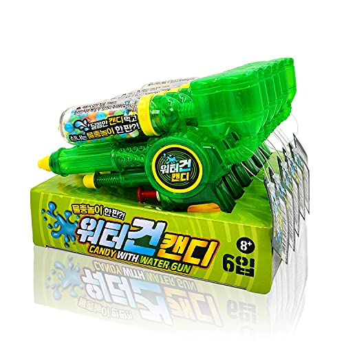 TREE FARM Water Gun Candy 6Pack Water Squirter Candy Sweet Candy