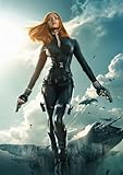 BLACK WIDOW (Scarlett Johansson) - Captain America: The Winter Soldier (2014) : Movie Poster (Thick) 24