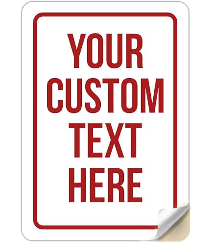 Custom Text Decal / Sticker - 500mm Length - Personalised Name Or Business Sign