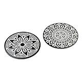 VAVA Metal Plates with 2 Circles - Strong Stickiness, Rust-Free Iron Material