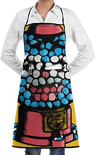 Gumball Machines Specially Designed Unisex Kitchen Apron High Most Barbecue Cooking Aprons