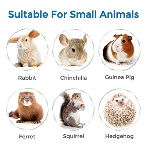 Vannon Top Fill Small Animal Water Bottles for Crate No Drip BPA Free Water Dispenser for Rabbit