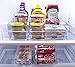 Refrigerator Storage Fridge and Freezer Drawer Organizers - 4 Piece Set