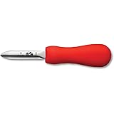 Victorinox Oyster Knife 2-3/4-Inch Hooked Tip New Haven Style Blade, Red SuperGrip Handle