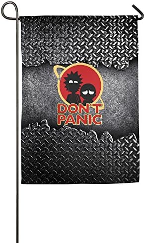 Don't Panic Neil Gaiman Hitchhikers Guide R&M House Personalized Flags Cool Decorative Flags