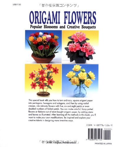 Origami Flowers Book by Hiromi Hayashi: Fold Popular Blossoms, Creative Bouquets & Ikebana from Square Paper