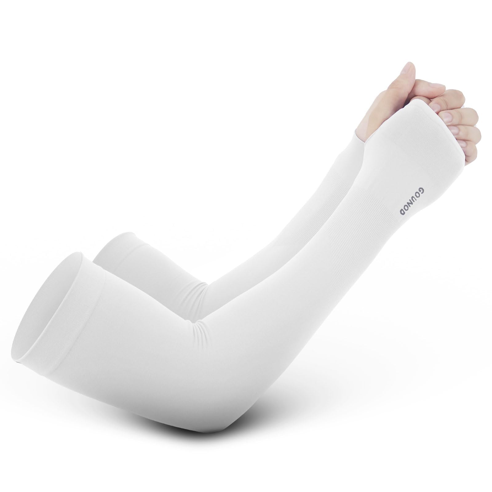 Photo 1 of GOUNOD Gardening Sleeves to Cover Arms for Women with Thumb Holes-Sun Protection SPF Cooling Driving UV Blocking