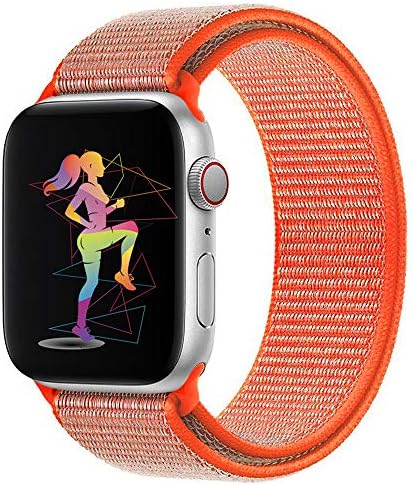 Unhom Compatible with Apple Watch Band 38mm 40mm 42mm 44mm, Soft Nylon Weave Sport Loop Replacement Band for Watch Series 4/3/2/1