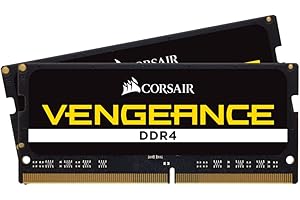 CORSAIR Vengeance SODIMM DDR4 RAM 32GB (2x16GB) 3200MHz CL22-22-22-53 1.2V Intel AMD Laptop Notebook Memory - Black (CMSX32GX