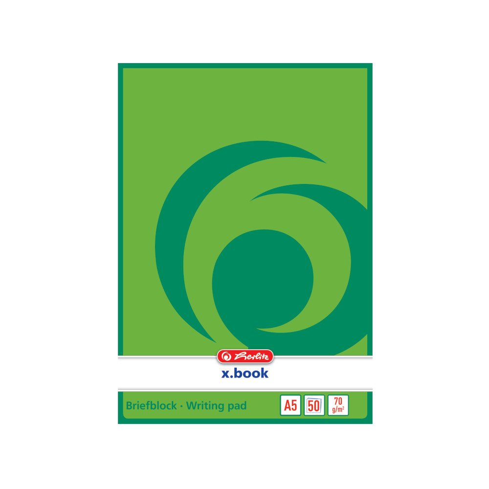 Herlitz A5 Writing Pads - Blank