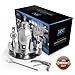 Barman Premium Cocktail Bar Set : 8 Piece Stainless Steel Professional Martini Cocktail Shaker, Jigger, Strainer, Tongs, Openers, Holder and Bonus 100+ Cocktail Recipes (ebook)+Stirring Spoon
