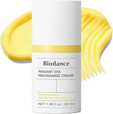 Radiant Vita Niacinamide Cream, Crème Visage Hydratante, Éclat du Teint et Soin des Taches, K-Beauty Coréenne, Idée Cadeau pour Femme, 50 ml