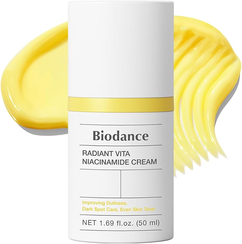 Radiant Vita Niacinamide Cream, Crème Visage Hydratante, Éclat du Teint et Soin des Taches, K-Beauty Coréenne, Idée Cadeau pour Femme, 50 ml