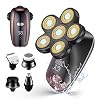Roziahome Upgrade 5 in 1 Electric Razor for Men – Wet and Dry Bald Head Shaver – Cordless Rechargeable Face and Head…