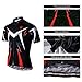 X-TIGER Men’s Cycling Jersey Set,Biking Short Sleeve Set with 5D Gel Padded Shorts,Cycling Clothing Set for MTB Road Bike,Red XLthumb 3