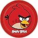 American Greetings Angry Birds Round Plate (8 Count), 9