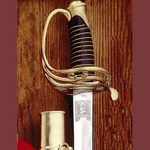 Confederate Cavalry Officers Carbon Steel Saber Sword