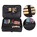 Hotrose Professhional Large Space Makeup Brush Bag - Cosmetic Artist Organizer Kit - Handle Shoulder Bag - Travel Box (Large)