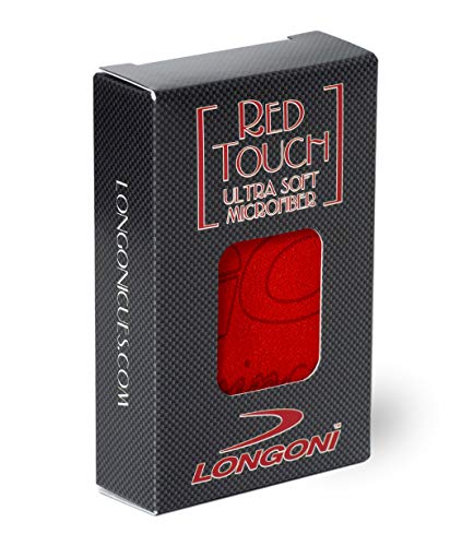LONGONI Billiard Red Touch Ultra Soft Microfiber Cloth for Pool Billiard Cues Balls - Thumbnail 6