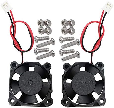 Haitronic 30x30x10mm DC 5V 3010 Quiet(24/32dB) Brushless CPU Cooling Fan (2pin) Heat Dissipation for Raspberry pi 3, Raspberry Pi 2 Model B/B+ B Plus, 3D Printer extruder, DIY Arduino prototyping
