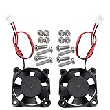 Haitronic 30x30x10mm DC 5V 3010 Quiet(24/32dB) Brushless CPU Cooling Fan (2pin) heat dissipation For Raspberry pi 3, Raspberry Pi 2 Model B/B+ B Plus, 3D printer extruder, DIY Arduino prototyping