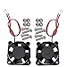 Haitronic 30x30x10mm DC 5V 3010 Quiet(24/32dB) Brushless CPU Cooling Fan (2pin) Heat Dissipation for Raspberry pi 3, Raspberry Pi 2 Model B/B+ B Plus, 3D Printer extruder, DIY Arduino prototyping