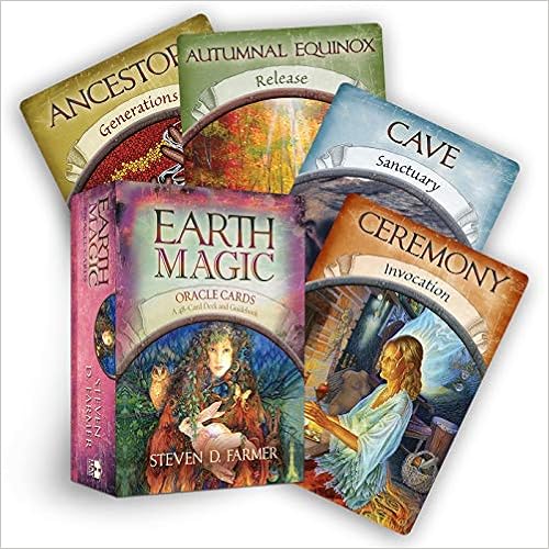 Book's Cover of Earth Magic Oracle Cards: A 48-Card Deck and Guidebook