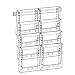 Azar 252322 Eight-Pocket Letter Size Wall Mount Display