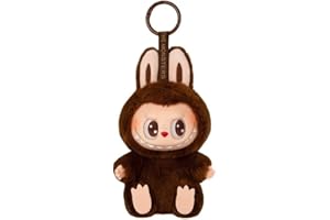 HZSLQBZ 𝑷𝑶𝑷 𝑴𝑨𝑹𝑻 𝐋𝐚𝐛𝐮𝐛𝐮 Wings of Fortune Vinyl Plush The Monsters Hanging Card,Toys for Modern Home Decor,Plush Doll,Toy Set,Blind Box Toy Gift labubu(Seating-Coffee)