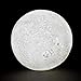Night Light - 3D Printing Moon Lamp XL - Bedside Table Lamp - Cordless LED Moonlight for Bedroom, Floor, Nightstand & Baby Nursery - Indoor-Outdoor Lantern - Touch Activate Color Changing Modern Decor