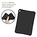 Fintie iPad Pro 10.5 Case - [Honey Comb Series] Light Weight Anti Slip Kids Friendly Shock Proof Silicone Protective Cover for Apple iPad Pro 10.5 Inch 2017 Release Tablet, Black