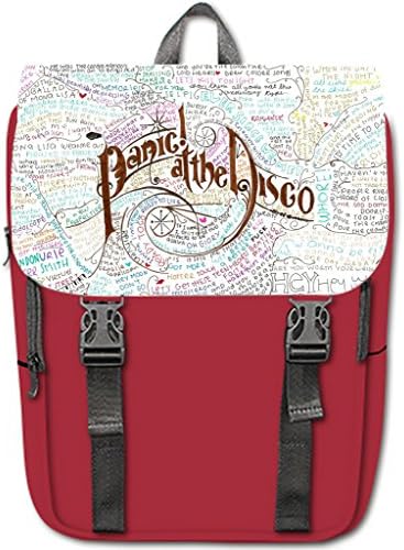Halocow Custom panic at the disco Shoulders Backpack unique design