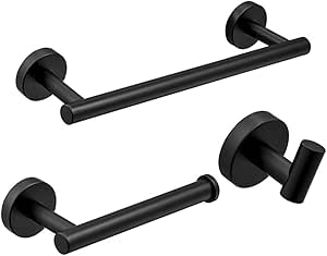 CABINA HOME Toallero de acero inoxidable cepillado, soporte ...