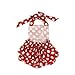 D.LIN Baby Girl's Ruffles Romper Dresses Summer Clothing
