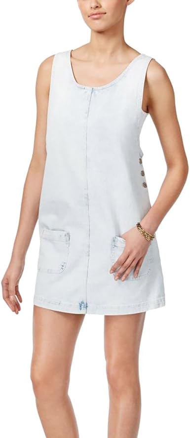 womens sleeveless denim dress