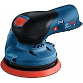 Bosch GEX12V-5N 12V Max Brushless 5-In Random Orbit Sander (Bare Tool) | Variable Speed | No Load OPM 6,000-10,000 | 5-In Sanding Pad | Dust Collection | Soft-Start | Palm Grip | Speed Selector