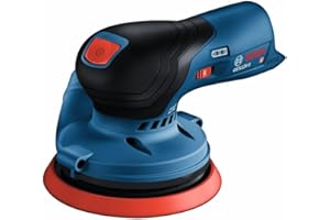 BOSCH GEX12V-5N 12V Max Brushless 5" Random Orbit Sander - Ergonomic Palm Grip, Dust Collection System, Speed Selector, Soft-Start Technology (Bare Tool)