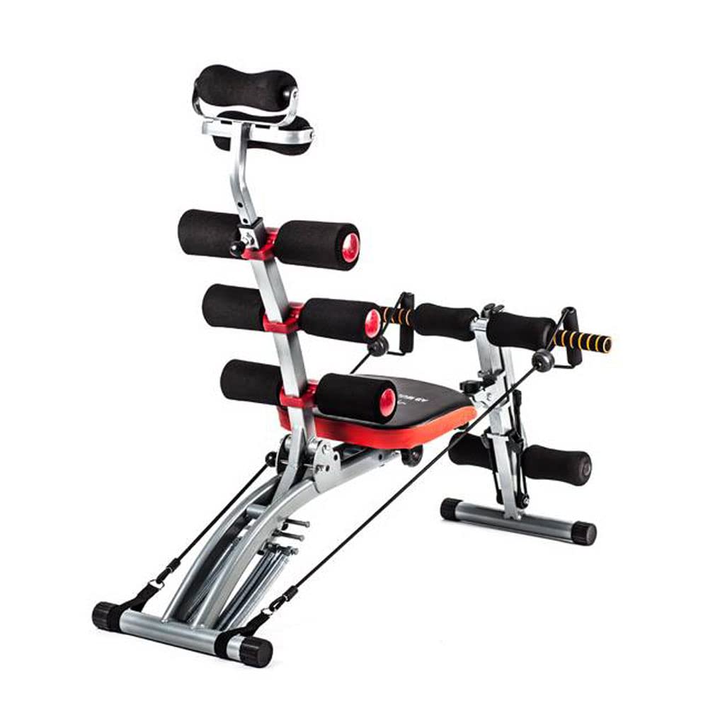 TechFit AB2000 Multi Crunch Total Trainer, Revolutionary 6 in 1 Core Cruncher, Ideal for Toning and Exercising Abdominal, Waist, Back, Shoulders and Legs Muscles