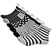 YIISOO 6 Pairs Toddler Baby Boy Anti Slip Crew Walkers Ankle Grip Socks for 12-36 Months