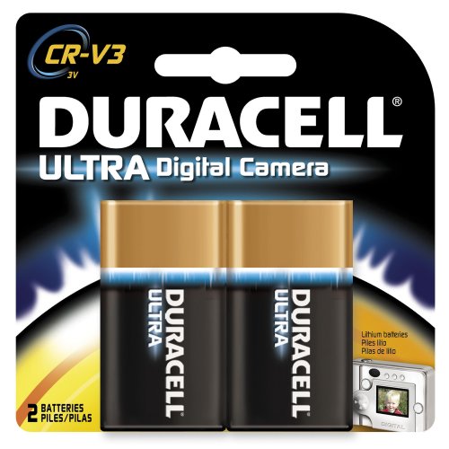 Duracell Ultra Digital Camera Battery Cr-V3 Batteries 2 Count (Pack of 2)