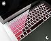 All-inside Red Ombre Color Keyboard Skin for MacBook Pro 13