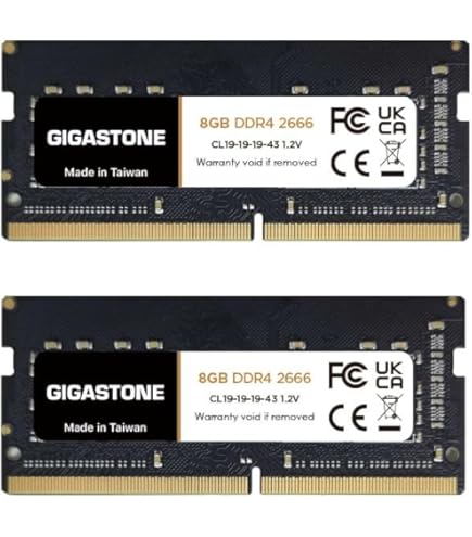 Ramaxel 8GB PC4-21300 DDR4-2666MHz 260-Pin SoDimm 1.2V Single Rank