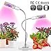 LED Plant Grow Light for Indoor Plants,Relassy 45W Upgraded Full Spectrum Grow Lamp, 88 LED Plant Lamp with Gooseneck, Dual E27 Replacement Grow Light Bulbs for Indoor Plants Seedlings Orchids Herbs