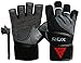 RDX Weight Lifting Gloves for Gym Workout, Long Wrist Support with Anti Slip Palm Protection – Great Grip for Fitness, Bodybuilding, Powerlifting, Strength Training, Men Women Gym Home Exercise